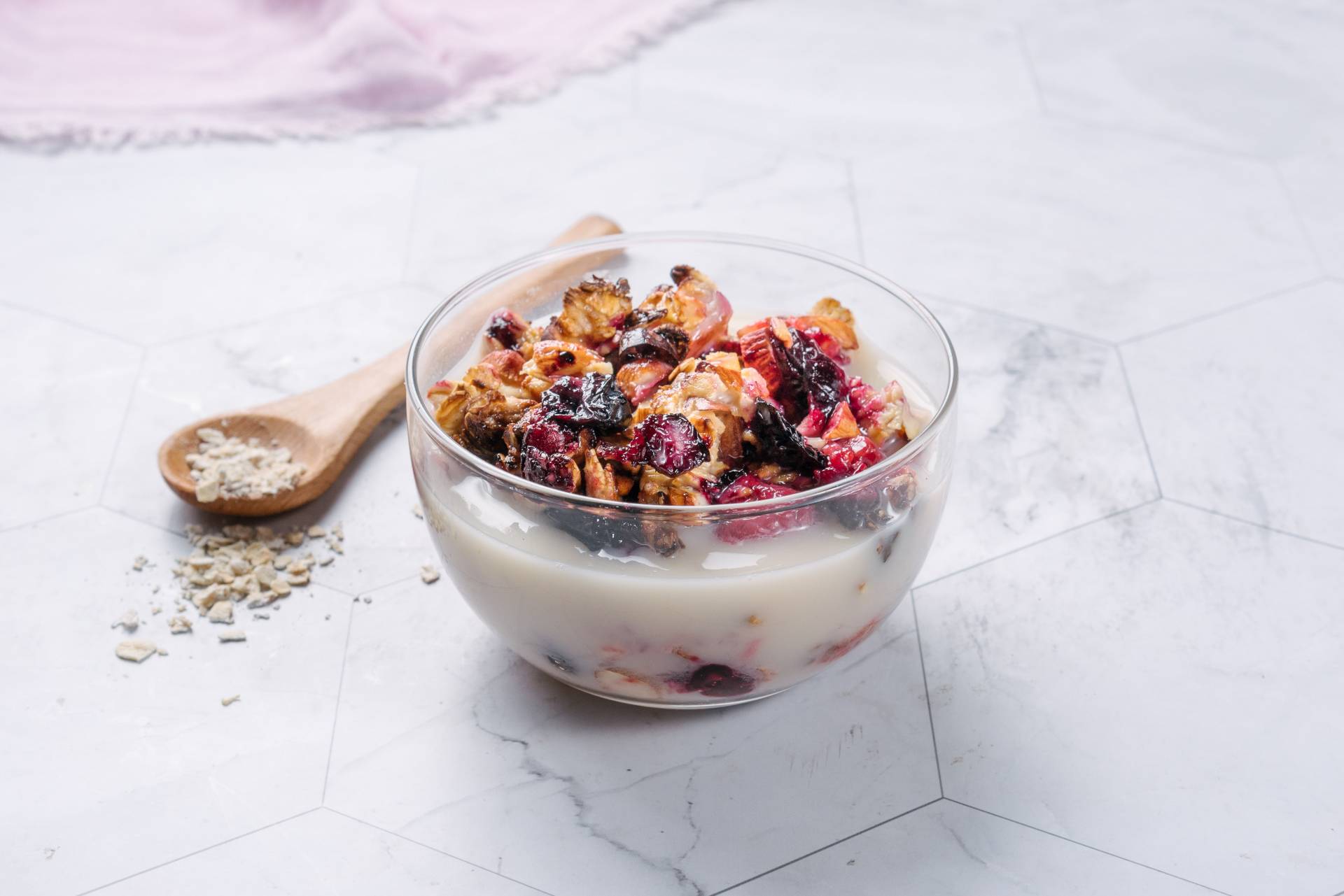 Soaked Berry Crumble