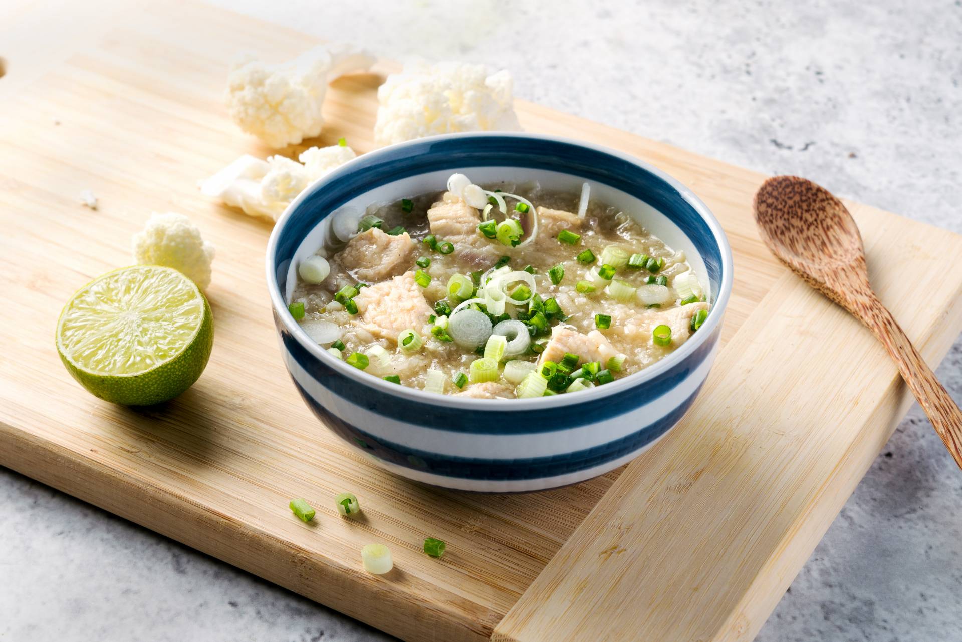 Chicken Cauliflower Porridge