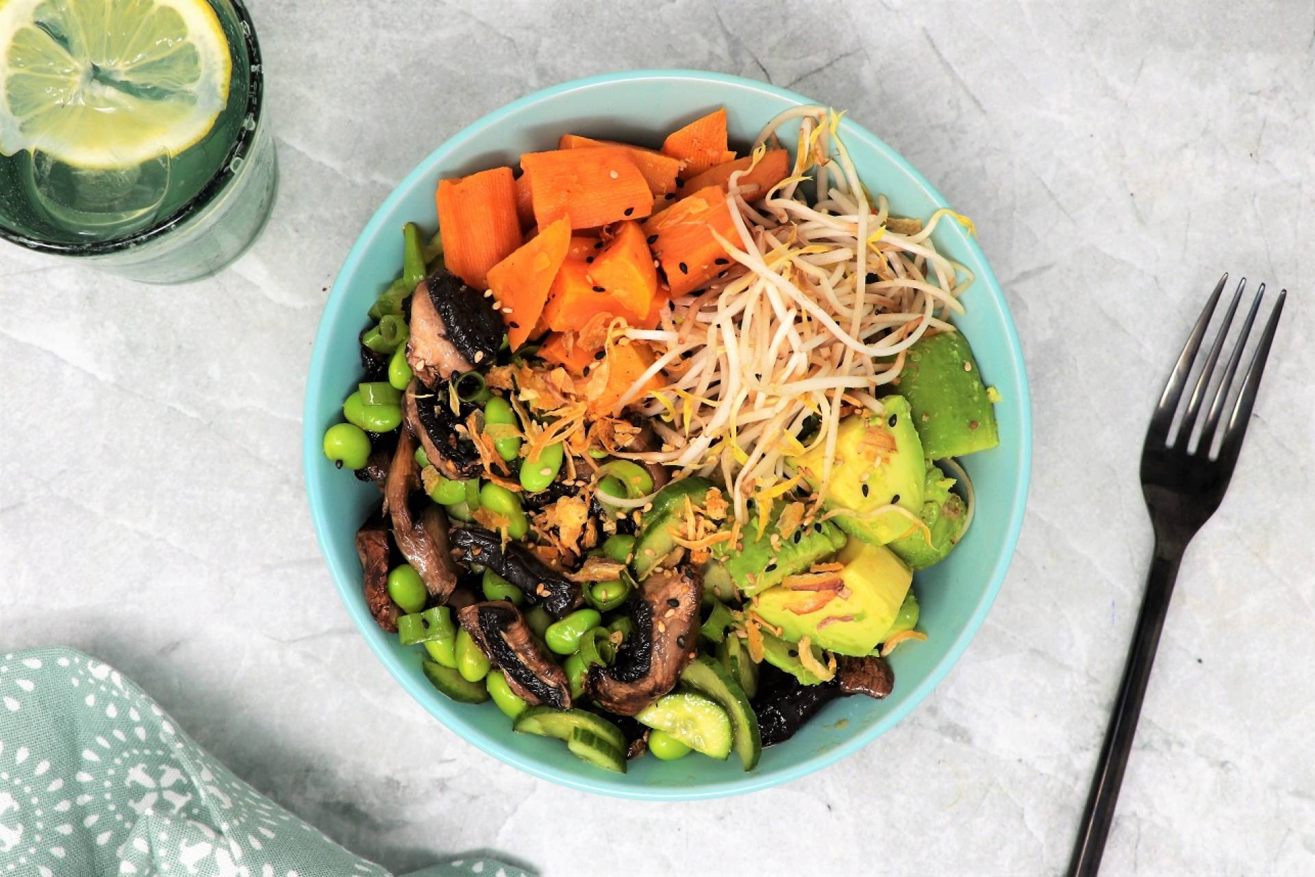 Vegan Super Veggie Poke Bowl