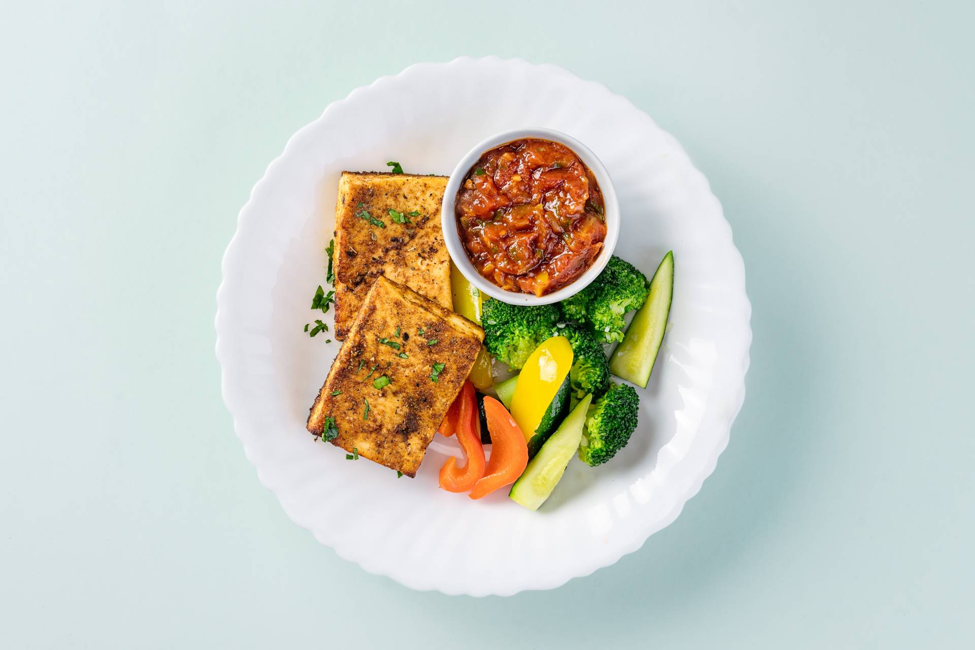 Cajun Spiced Cottage Cheese Steak