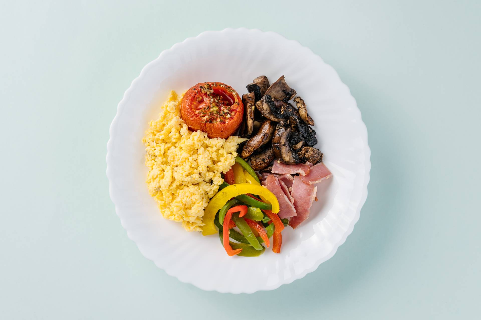 Mushroom Egg Bowl