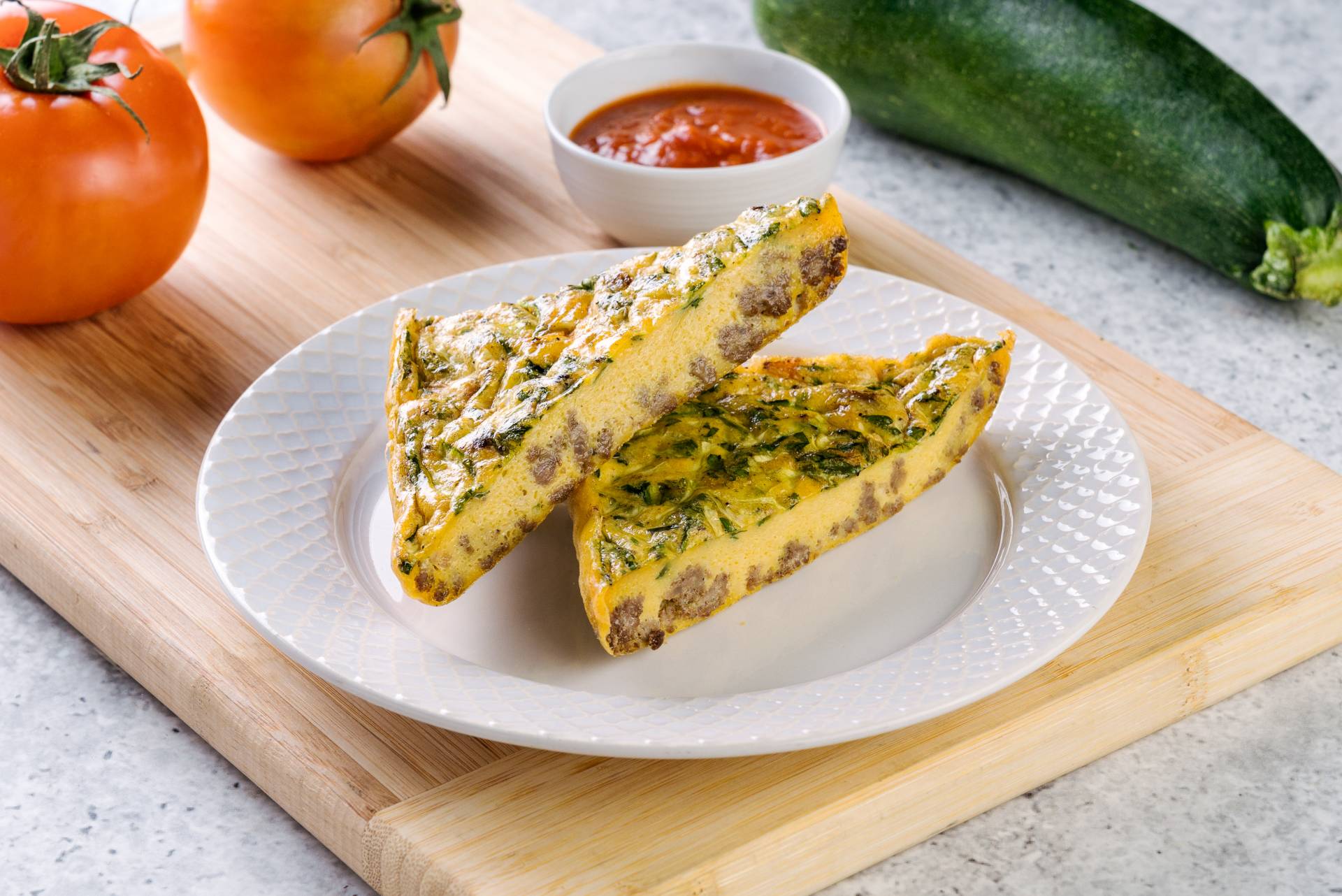 Beef Zucchini Frittata