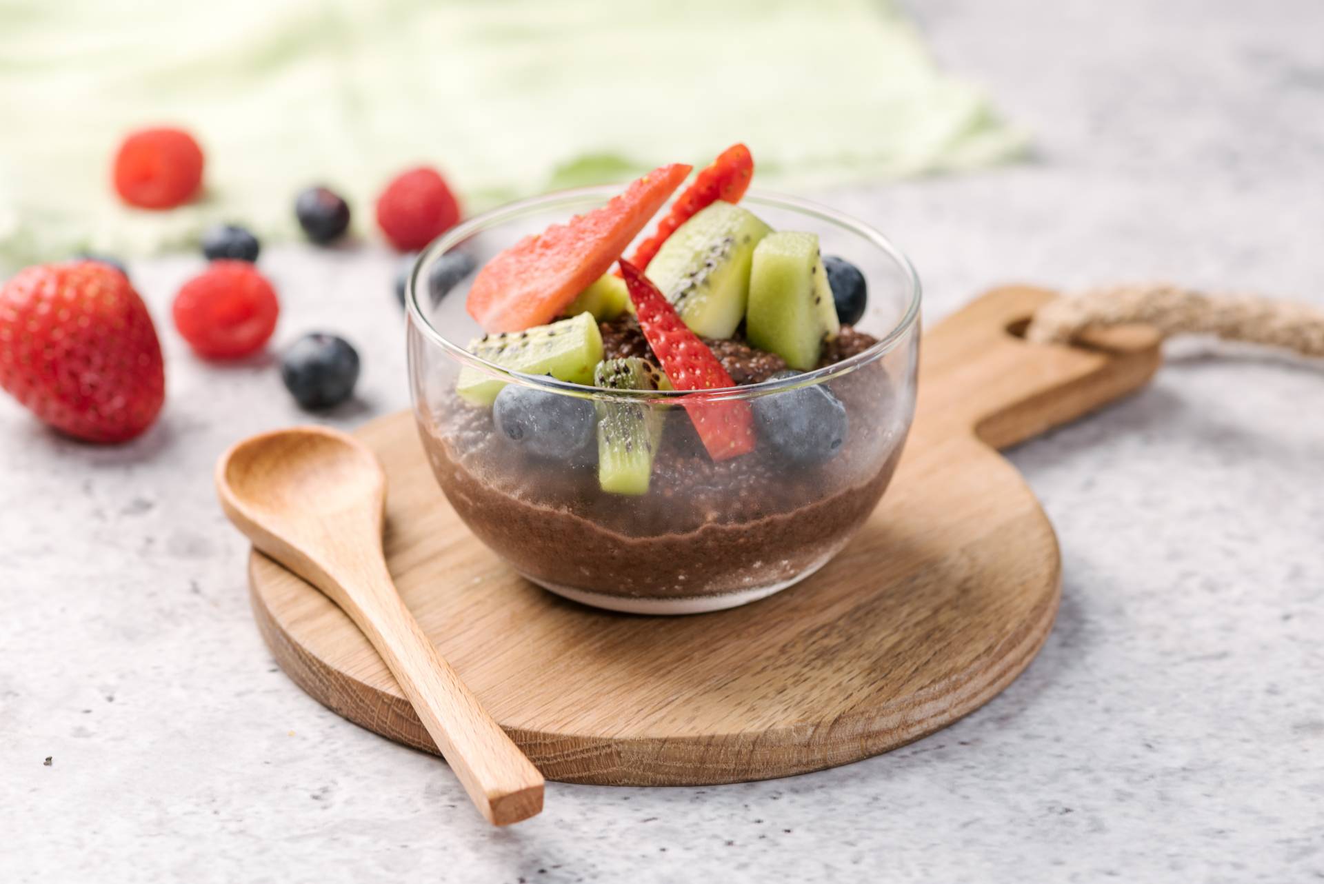Breakfast Chocolate Chia Pudding