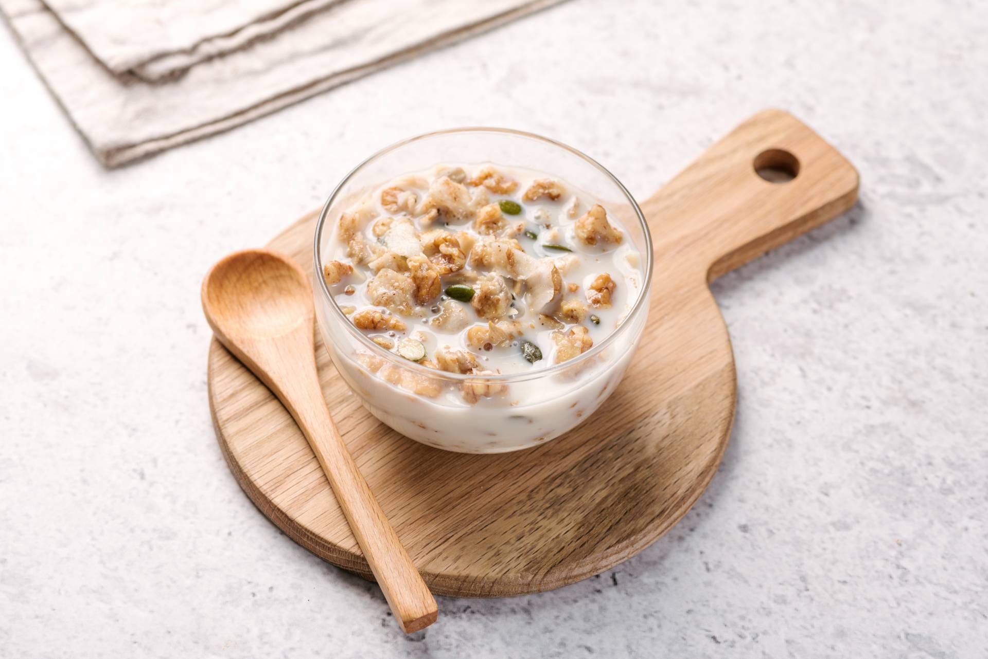 Keto Granola Cereal with Almond Milk
